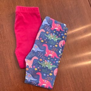PERFECT condition JoJo Maman Bebe leggings. Size 3-4 yrs. Two pairs.